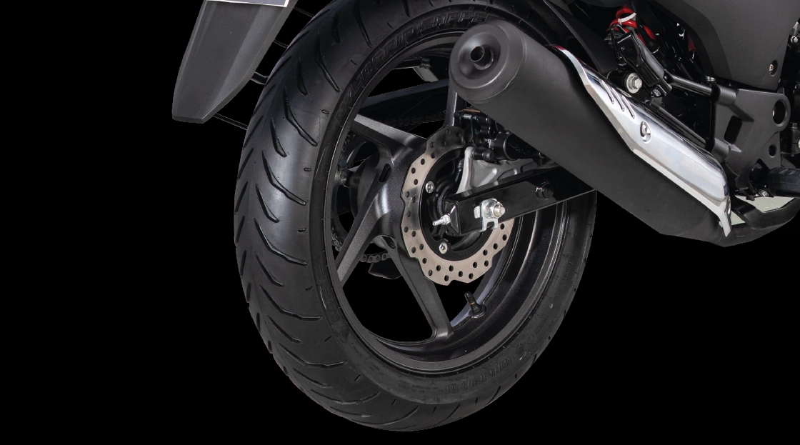 Wide Rear Tyre